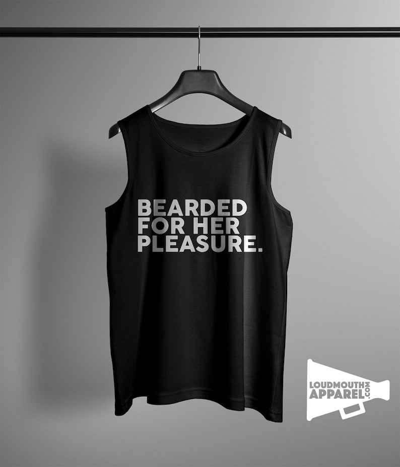 Bearded For Her Pleasure Mens Vest Tank Top Bearded image 1