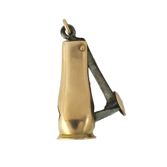 Victorian 14K Rose Gold Cigar Cutter Pendant / Fob