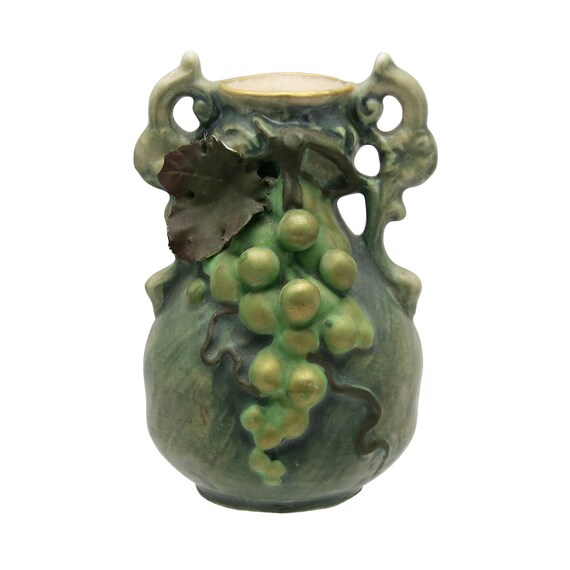19th C Teplitz Amphora Austrian Pottery Vase Etsy