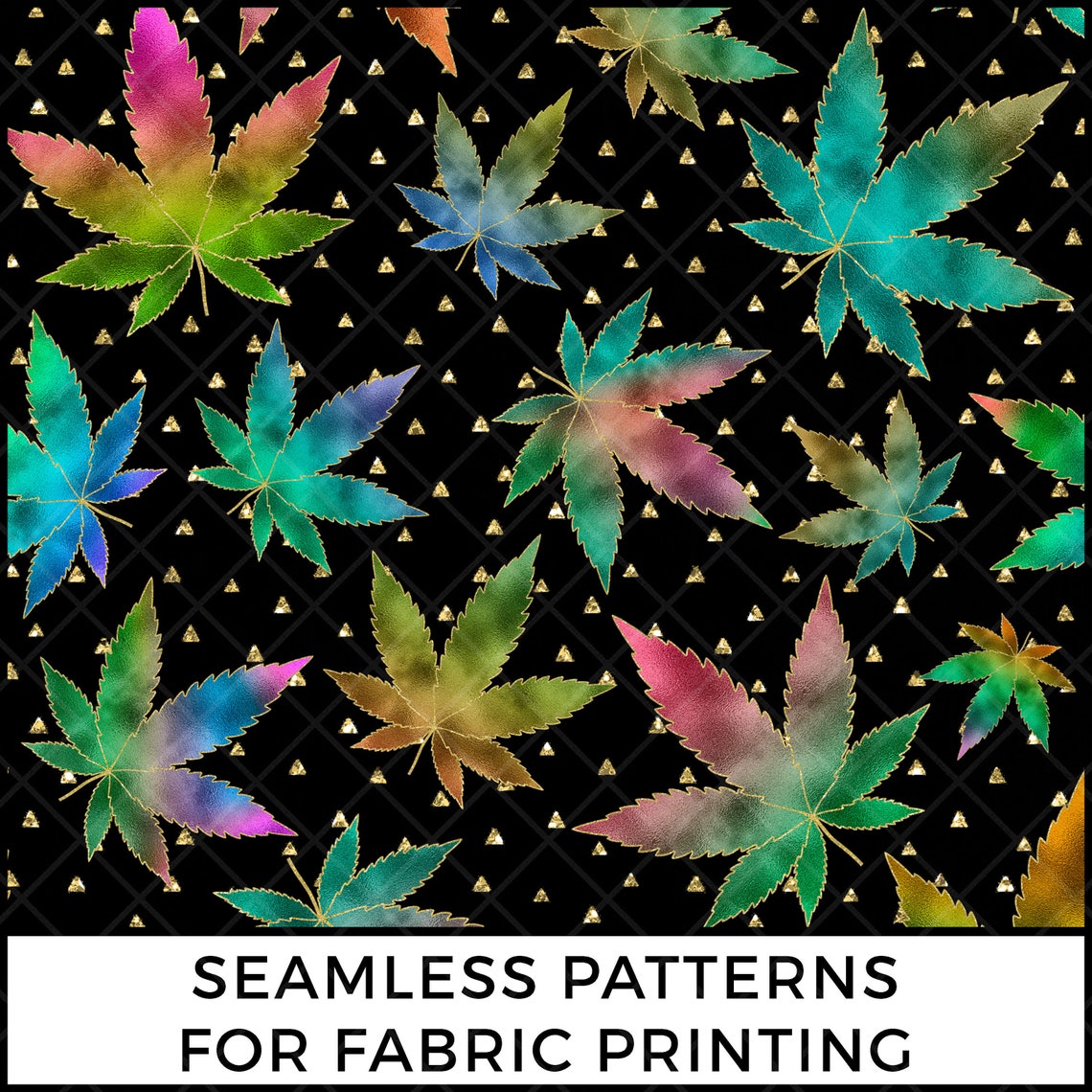 Seamless File Cannabis Marijuana Design Perfect for Fabric Etsy UK
