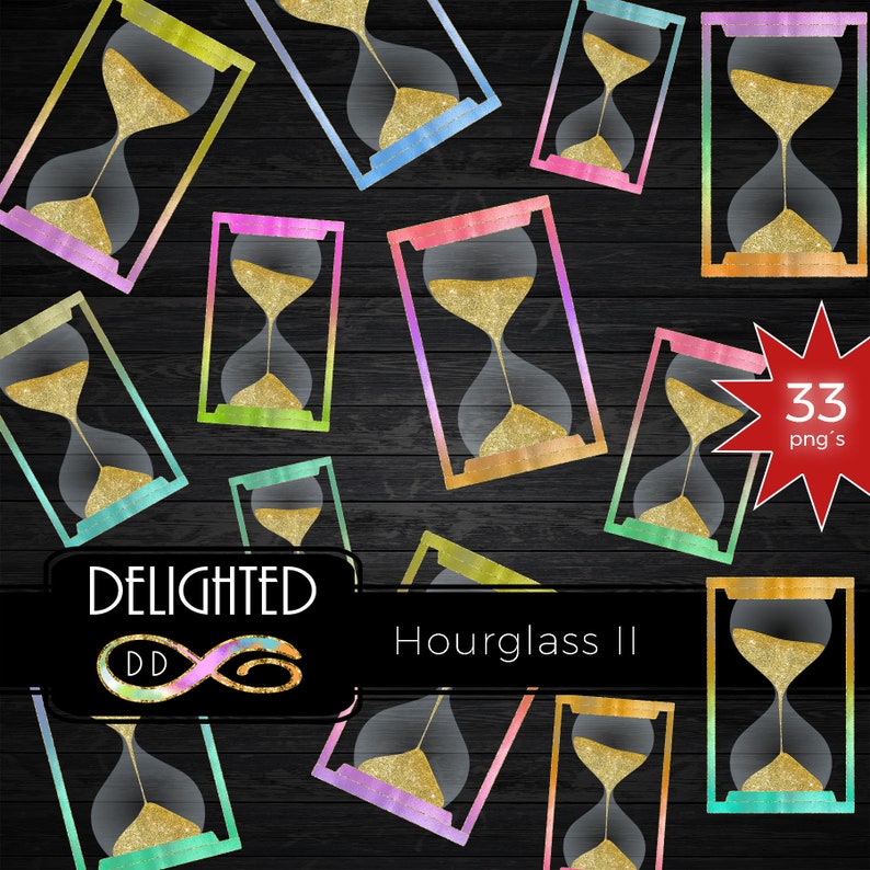 BUY10GET50/%OFF Hourglass Clipart