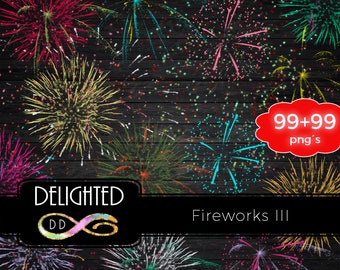 Fireworks Clipart 4th Of July Clip Art Patriotic Fourth July PNG Holiday New Year Summer USA Merica Independence Day Commercial Use