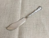 Louis XV by Whiting Sterling Large Master Butter Spreader- Mono AV- 7 3 4 quot