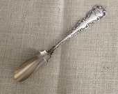 Louis XV by Whiting Sterling Large Cheese Scoop - Mono T Goldwashed Bowl