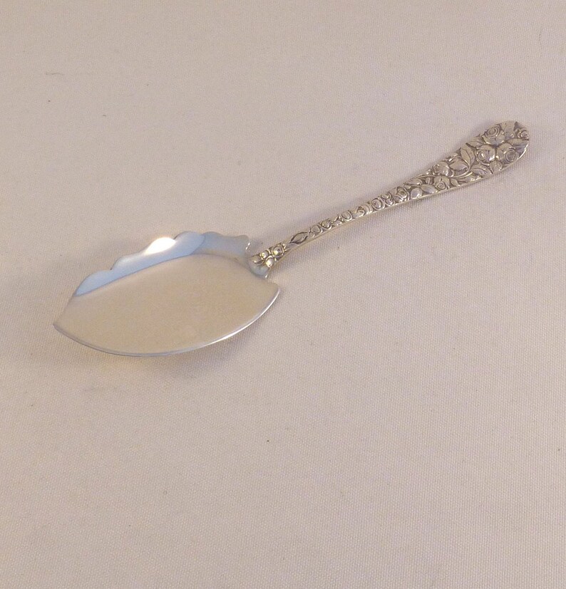 Baltimore Rose by Schofield Sterling Jelly Spoon Server-6 78 Mono/'d
