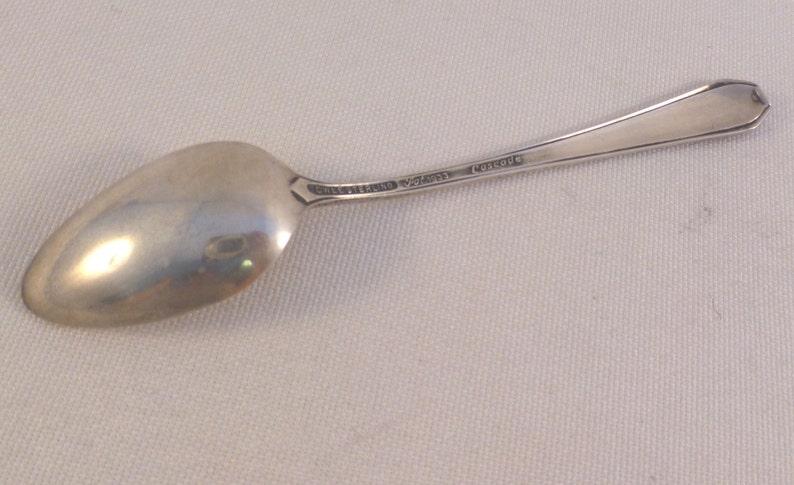 New Hampshire Sterling Demitasse Souvenir Spoon-Cascade-Towle