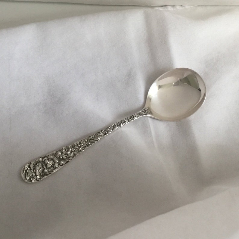 Lily by Frank Whiting Sterling Silver Cream Soup Spoon 6 1//8/"