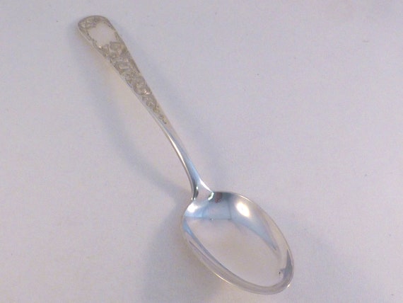Rose by Kirk Sterling Silver Serving Spoon 8 3//8/"