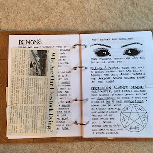 John Winchester's Journal Pages - LAST FEW