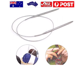 100% stainless steel quality Addi circular knitting wool yarn needles 43cm, 65cm, 80cm or 120cm long - many sizes available