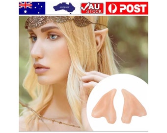 Elf elven fairy pixie cosplay vulcan spock costume anime party realistic latex ears plastic fake sci fi fantasy green goblin lotrgifts gift