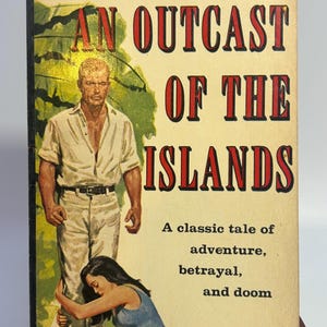 Vintage &#39;An Outcast of the Islands&#39; By Joseph Conrad Paperback Book 1959 Pyramid Books