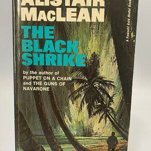 Vintage &#39;The Black Shrike&#39; Allistair MacLean Paperback Book/Novel
