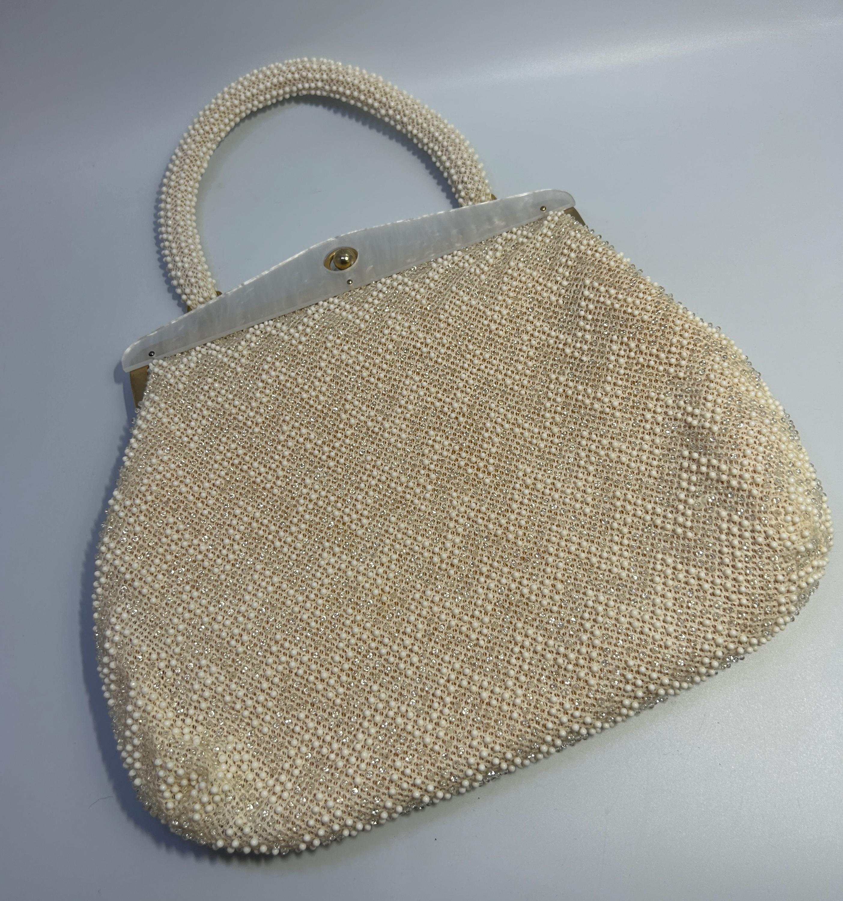 Corde-Bead アメリカン アンティーク ヴィンテージ ビーズバッグ Corde-Bead アメリカン アンティーク ヴィンテージ ビーズバ