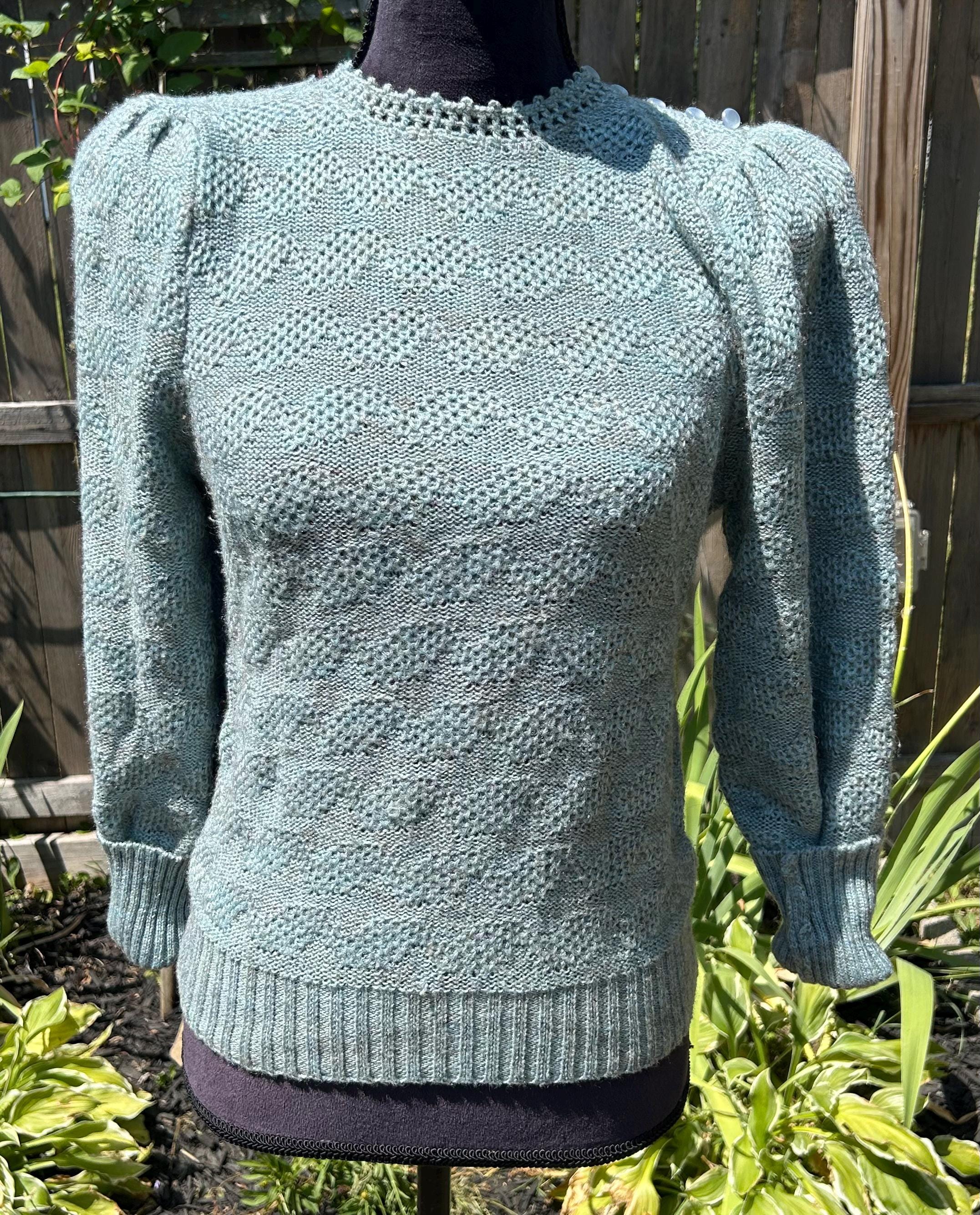 Vintage Acrylic Wool Sweater - Etsy