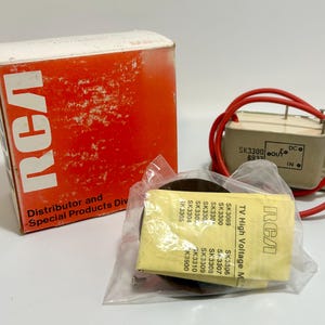 Vintage RCA NOS Replacement Part SK3300/531 High Voltage Tripler Module for Color TV Receivers