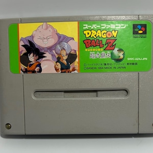 Vintage Nintendo Super Famicom Bandai &#39;Dragon Ball Z: Super Butouden 3&#39; Cartridge Japan 1994