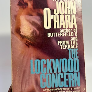 Vintage &#39;The Lockwood Concern&#39; John O&#39;Hara Paperback Book 1966 Signet Books