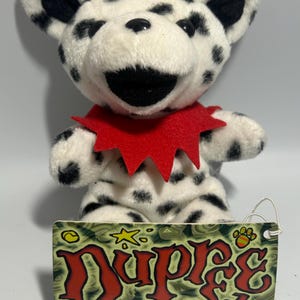 Vintage Grateful Dead Beanie Bear &#39;Dupree&#39; 2nd Edition 1998 8&quot; Liquid Blue