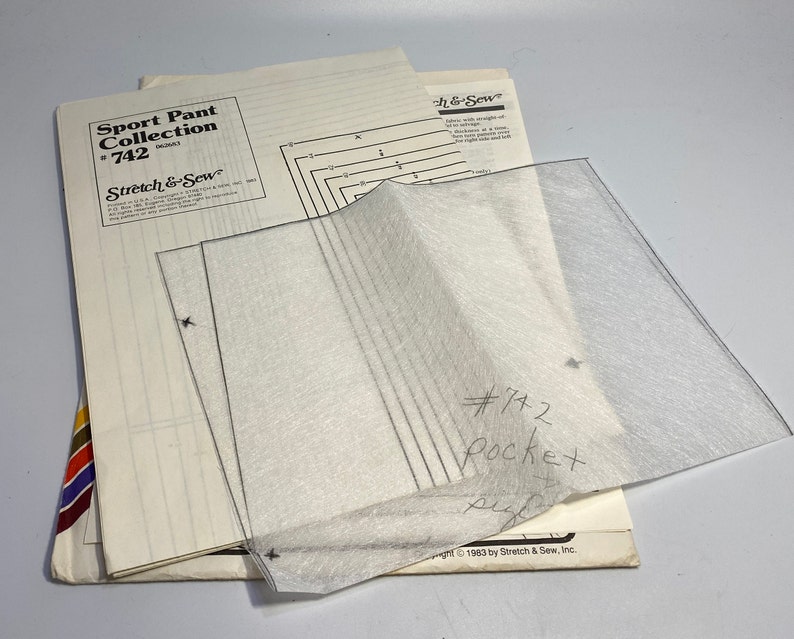 Vintage Stretch & Sew Sewing Pattern 742 Hip Size 30-46 Misses Sport ...