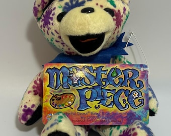 ぬいぐるみ Devotion;Grateful dead bear Vintage Limited Edition Grateful Dead 7-inch Devotion Plush Bear