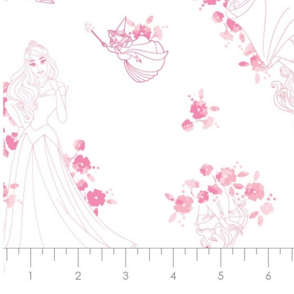 QUILT FABRICS, Disney Forever, Princess, 100% cotton, cotton quilt, cotton designer - Forever de Camelot Fabrics