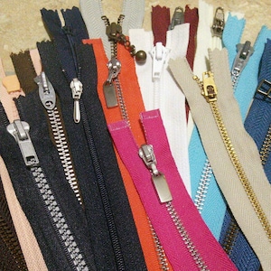 100 zippers, zipper vintage, 1980