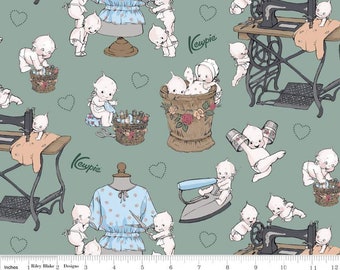 QUILT FABRIC, baby cotton, quilt cotton- Sew Kewpie de Riley Blake Designs