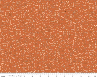 RILEY BLAKE, Orange, Varsity, 7434, quilt cotton, designer cotton
