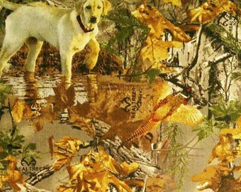 END OF BOLT,  Hunting dog, pheasant, forest, 100% Cotton - 10065 de Sykel Entreprise
