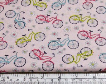 QUILT FABRIC Bike, pink, 100% coton - My Little Sunshine de Benartex Fabrics