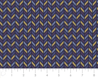 CAMELOT FABRICS, Metallic gold, cotton designer, 100% cotton - Whitten in the Stars de Camelot Fabrics