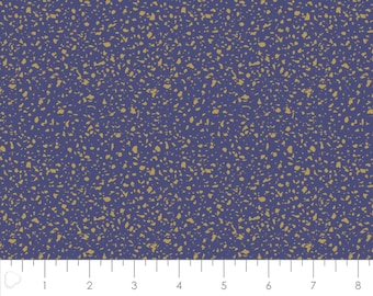 CAMELOT FABRICS, Granite, Metallic gold, violet, Whitten in the stars, 21192202L, col 03, 100% coton