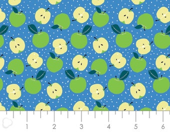 QUILT FABRIC APPLE, 100% Cotton, designer - Feeling's Fruity de Camelot Fabrics