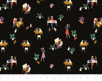 CAMELOT FABRICS, The Library, 100% Cotton - Oxford, Laura Ashley de Camelot Fabrics