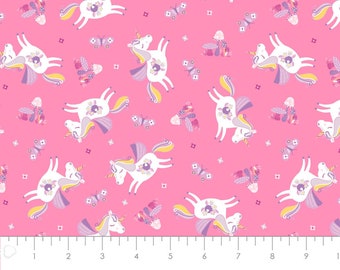 CAMELOT FABRICS, Unicorn, 100% cotton, cotton quilt, cotton designer - Once upon a Time de Camelot Fabrics