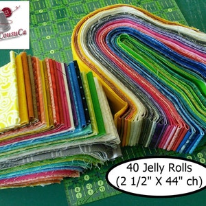 12 Liberty Jelly Roll Fabric, Quilting Fabric, 2.5 X 44, Textiles