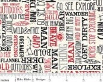 QUILT FABRIC ÉCRITURE 9826 - Wild At Heart de Riley Blake Designs