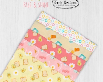 7 prints, Rise and Sunshine of Camelot Fabrics