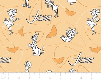 QUILT FABRIC The Jetsons, 100% cotton, cotton quilt, cotton designer - Camelot Fabrics