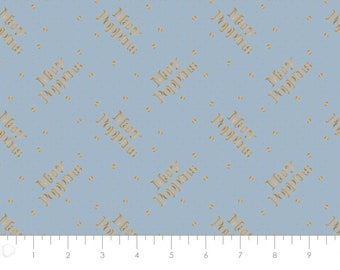 QUILT FABRICS, Mary Poppins, gold metallic, 100% cotton, cotton quilt, cotton designer - Camelot Fabrics