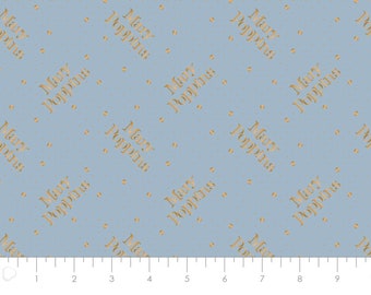 QUILT FABRICS, Mary Poppins, gold metallic, 100% cotton, cotton quilt, cotton designer - Camelot Fabrics