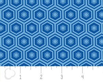 SALE, CAMELOT FABRICS, Royal, honeycomb, 2142, col 16, Mixology, cotton, cotton quilt, cotton designer