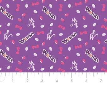 QUILT FABRICS, Willy Wonka, 100%  cotton, cotton quilt, cotton designer - Camelot Fabrics