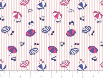 CAMELOT FABRICS, Parasol, sunglasses, Summer Days, Laura Ashley, 71190303, col 01, cotton, cotton quilt, cotton designer