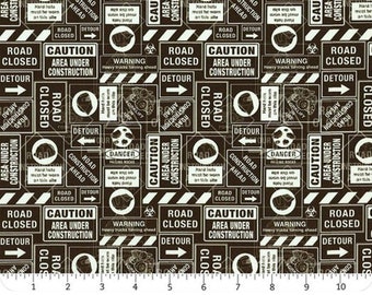 CAMELOT FABRICS, Tonka, Street Signs, 100% cotton, cotton quilt, cotton designer