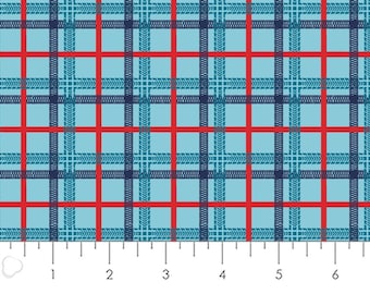 SALE, CAMELOT FABRICS, Tire tracks, plaid, 27190104, col 01, On the Move, cotton, cotton quilt, cotton designer