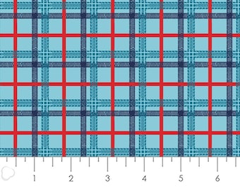 CAMELOT FABRICS, Tire tracks, plaid, 27190104, col 01, On the Move, cotton, cotton quilt, cotton designer