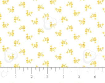 CAMELOT FABRICS, Mini-Flower, yellow, 71190202, col 02, Summer Blooms, cotton, cotton quilt, cotton designer