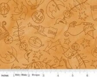 RILEY BLAKE, Icons, Halloween Whimsy, 11823, cotton quilt, cotton designer